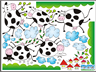 Obrázok z Samolepiace dekorácie lietajúci kravy