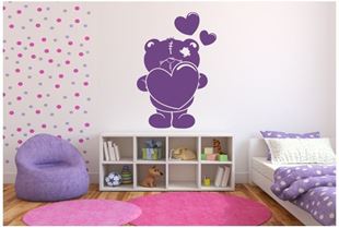 Obrázok Textilné dekorácie na stenu - medvedík