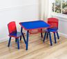 Obrázok z Detský stôl s stoličkami modro-červený