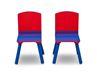 Obrázok z Detský stôl s stoličkami modro-červený