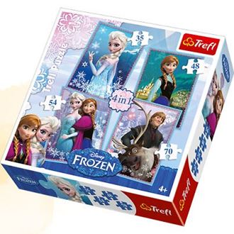 Obrázok z Puzzle Frozen 4v1