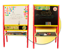 Obrázok z Detská magnetická tabuľa 2v1 farebná - výška 108 cm