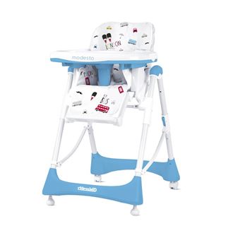 Obrázok z Detská jedálenská stolička Modesto - Baby blue