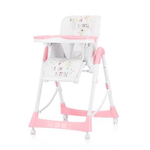 Obrázok Detská jedálenská stolička Comfort Plus - Ružová