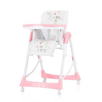Obrázok z Detská jedálenská stolička Comfort Plus - Ružová