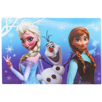 Obrázok z Podložka Ľadové kráľovstvo 3D - Anna, Elsa a Olaf
