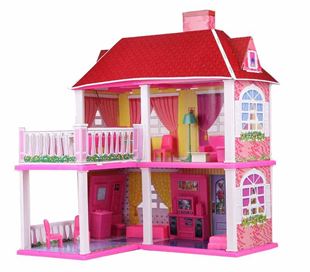 Obrázok Veľký domček pre bábiky s terasou