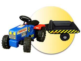 Obrázok Vlečka ku šlapacímu traktora