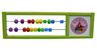 Obrázok z Detská otočná magnetická tabuľa 3v1 farebná - výška 89 cm