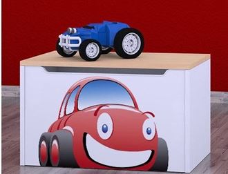 Obrázok z Detská komoda na hračky - auto jelša