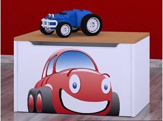Obrázok z Detská komoda na hračky - auto buk