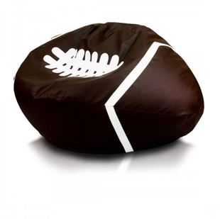 Obrázok Sedací vak Rugby lopta - Eko koža