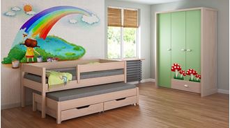 Obrázok z Detská posteľ s prístelkou - Junior - 200x90cm