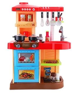 Obrázok z Detská kuchynka s rúrou a umývačkou - Červená