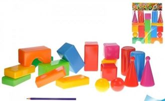 Obrázok z Plastové kocky - 18 kusov