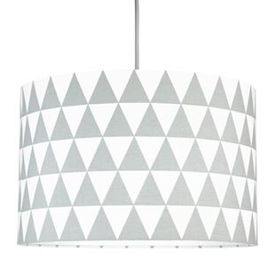 Obrázok Textilné závesná lampa Triangle - šedá
