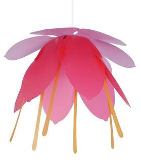 Obrázok z Detská lampa kvet fuchsia