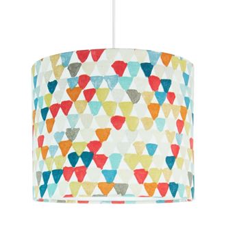 Obrázok z Textilné závesná lampa Trojuholníky Mini