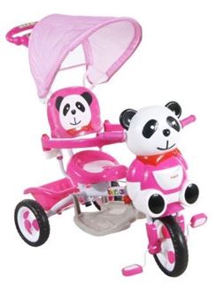 Obrázok z Detská trojkolka s vodiacou tyčou Arti - Panda
