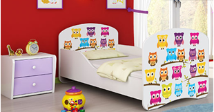 Obrázok Dětská postel - Sovičky