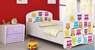 Obrázok z Dětská postel - Sovičky