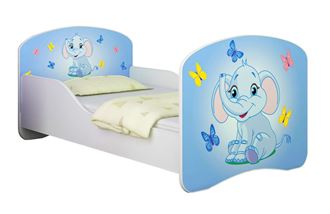 Obrázok z Detská posteľ - Modrý sloník