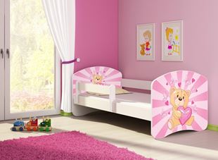 Obrázok Dětská postel - Růžový Teddy medvídek 2