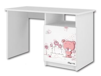 Obrázok z Písací stôl Ružový medvedík