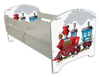 Obrázok z Detská posteľ Oskar Vláčik 140x70 cm - Nórska borovica