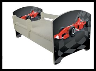 Obrázok Detská posteľ Oskar Formula 140x70 cm - Nórska borovica