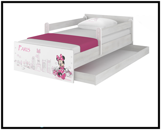 Obrázok z Disney dětská postel Minnie Paříž 160x80 cm