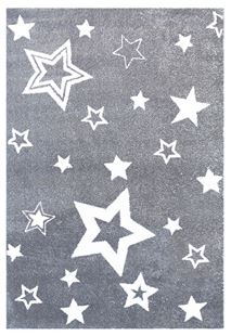 Obrázok Detský koberec STARLIGHT sivá / biela 100x160 cm