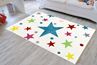 Obrázok z Detský koberec STARS krémová / multicolor 80x150 cm