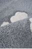 Obrázok z Detský koberec mráčika strieborno-šedý 120x180cm
