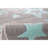 Obrázok z Detský koberec STARLIGHT grau / mint 100x160 cm