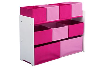 Obrázok z Organizér na hračky - Ružovo-biela