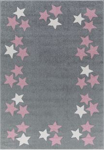Obrázok Detský koberec BORDERSTAR šedoružové 120x180 cm