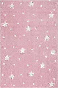 Obrázok Detský koberec HEAVEN ružová / biela 100x150 cm