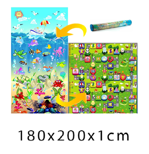 Obrázok Detský penový koberec - Oceán + Číselné ulička 200x180x1 cm