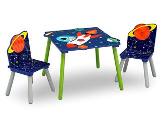Obrázok z Detský stôl s stoličkami Astronaut