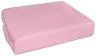 Obrázok Froté plachta do postieľky 120x60cm - ružové