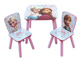 Obrázok Detský stôl s stoličkami Frozen - fialovo-modrý