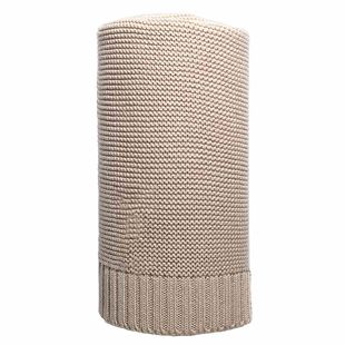 Obrázok Bambusová pletená deka 100x80 cm béžová