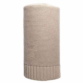 Obrázok z Bambusová pletená deka 100x80 cm béžová