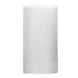 Obrázok z Bambusová pletená deka 100x80 cm biela