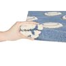 Obrázok z Detský vlnený koberec Ring - modrý 120x180 cm