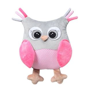 Obrázok Plyšová hračka s hrkálkou Owl Sofia - ružová