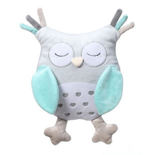 Obrázok Plyšová hračka s hrkálkou Owl Sofia - modrá