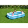 Obrázok z Detský nafukovací bazén rodinný 262x175x51 cm modrý