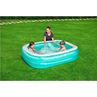 Obrázok z Detský nafukovací bazén 201x150x51 cm zelený